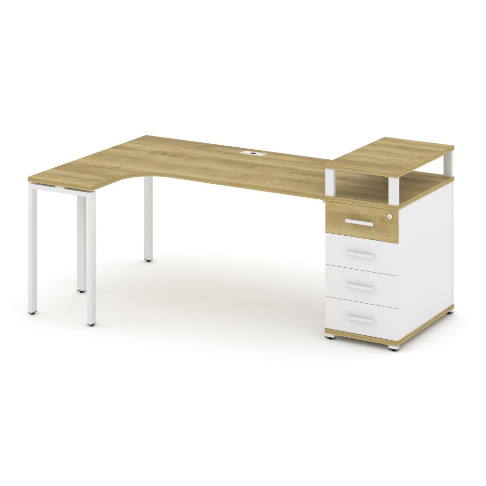 Concept Стол эргономичный  CN.SA-406(L) W