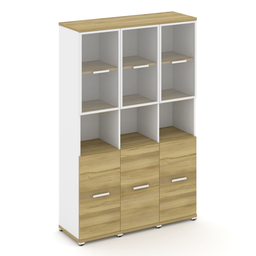 Concept Шкаф 3 узкие секции, 5 ниш CN.STU-533 RPW W