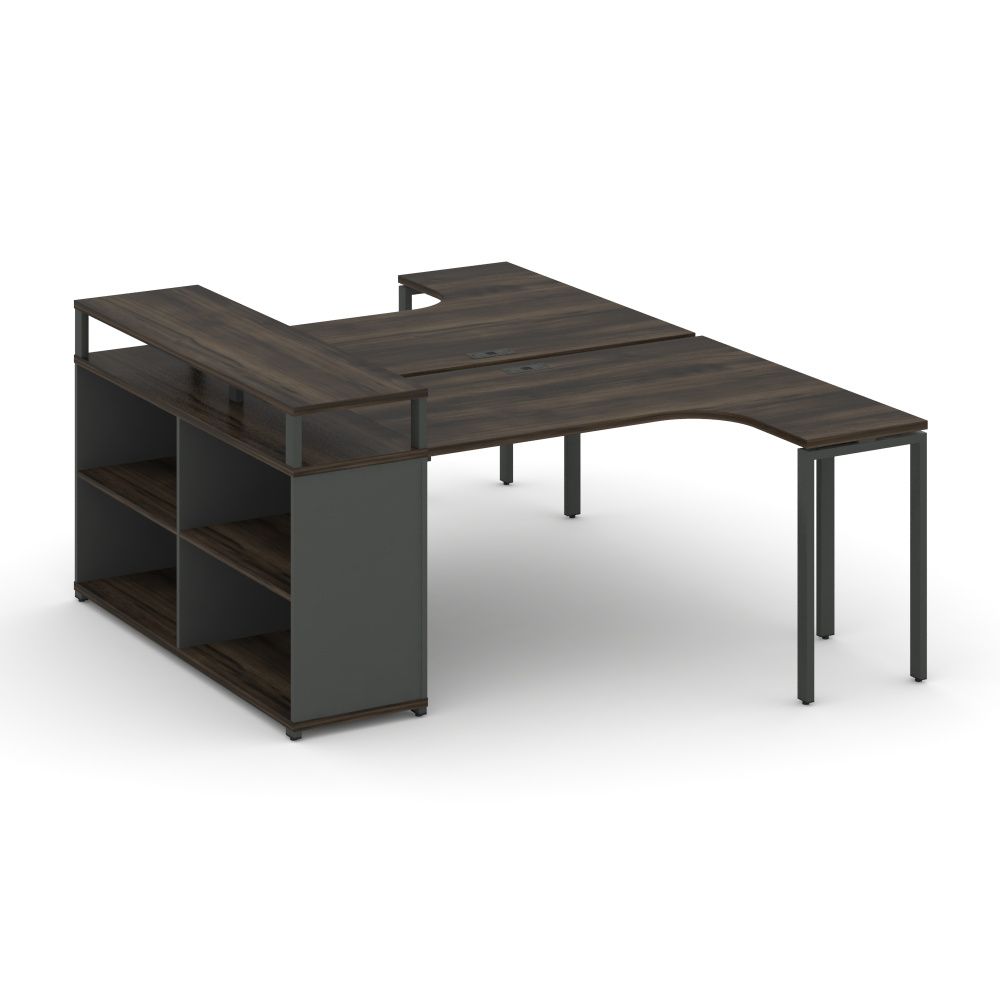 Concept Рабочая станция с опорным стеллажом с верх. горизонтом  CN.DSA-203