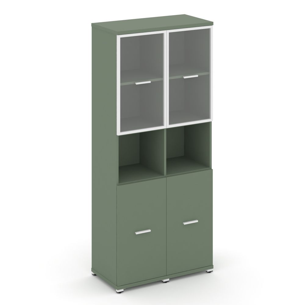 Concept Шкаф 2 узкие секции, 5 ниш CN.STU-523 RPW W