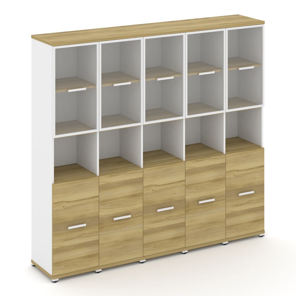 Concept Шкаф 5 узких секции, 5 ниш CN.STU-553 RPW W