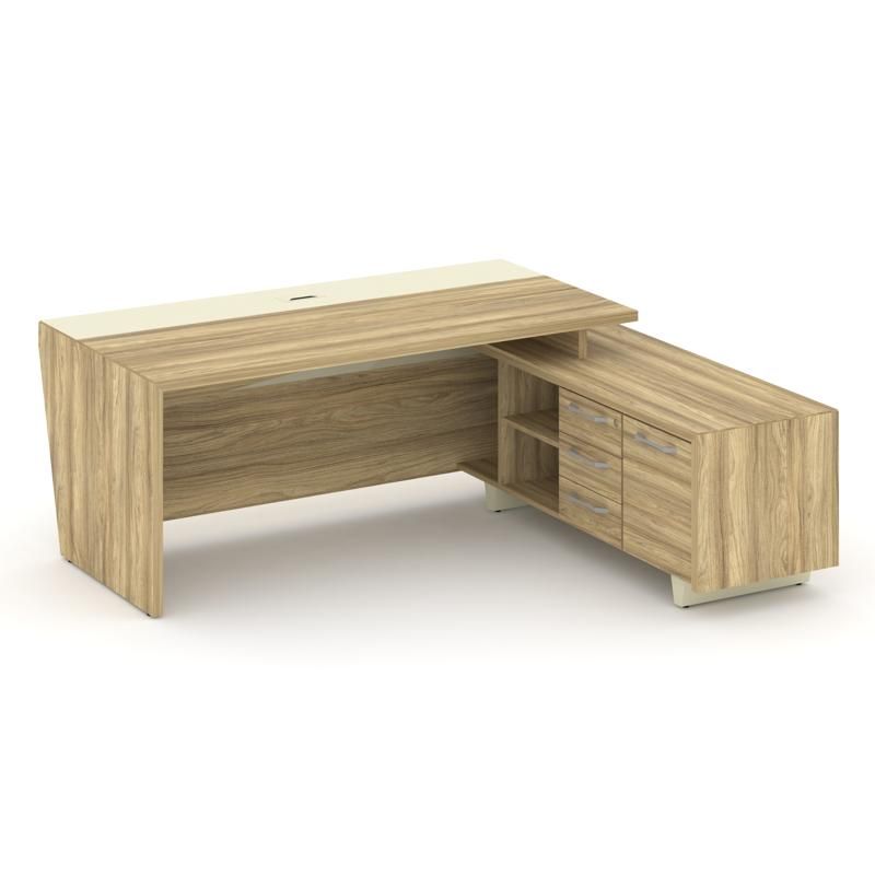 Corner Стол руководителя с опорной тумбой, правый COR.SRT-20 (R)