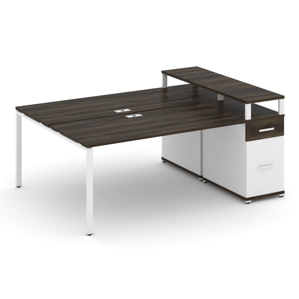 Concept Рабочая станция с 1 опорной тумбой  CN.DRS-416 W