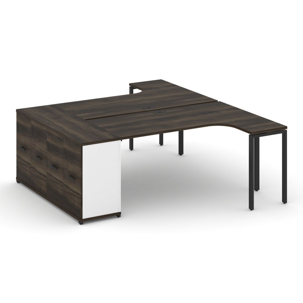 Concept Рабочая станция с опорным распаш. шкафом  CN.DSA-210 B