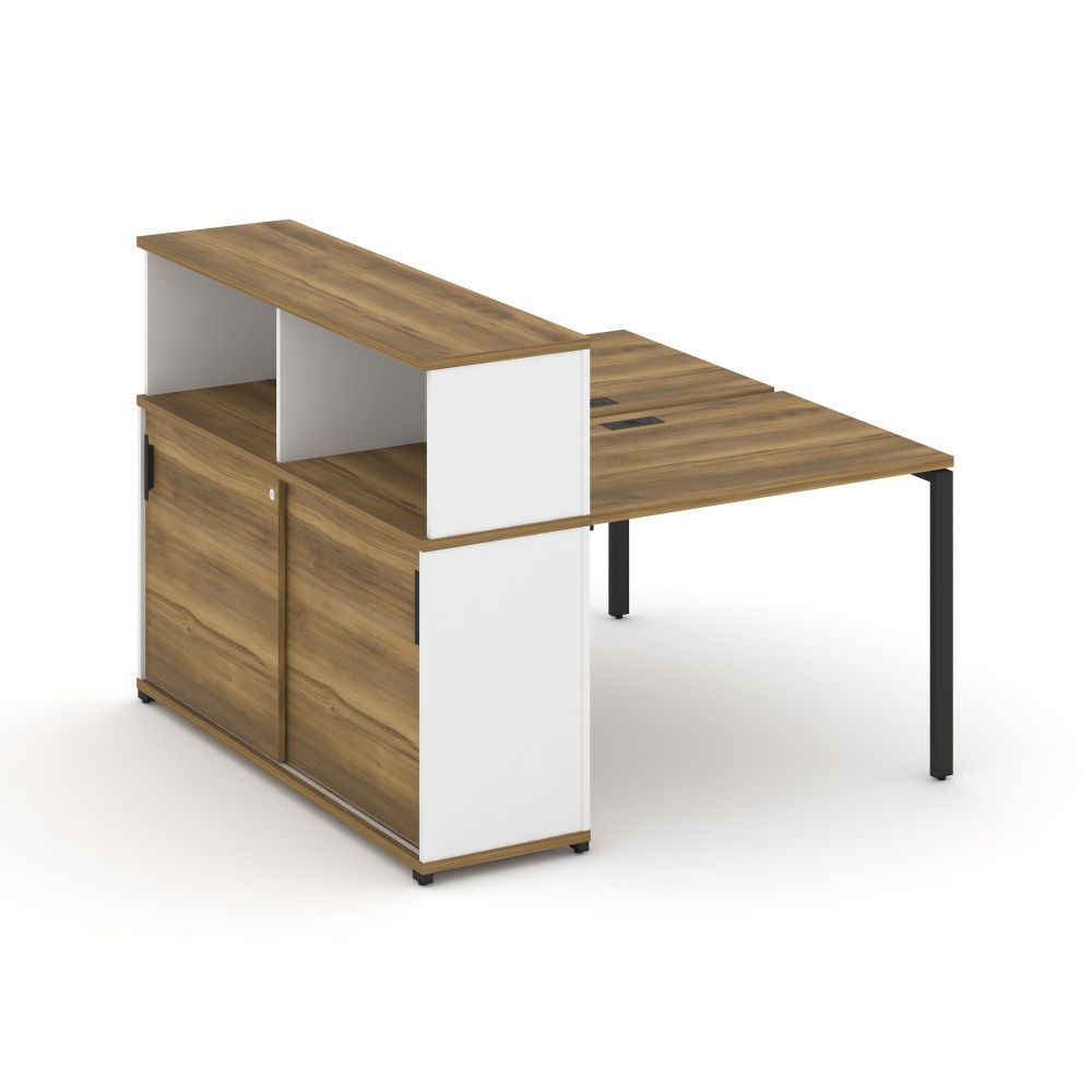 Concept Рабочая станция с опорным шкафом-купе с надставкой низ.  CN.DRS-237 B