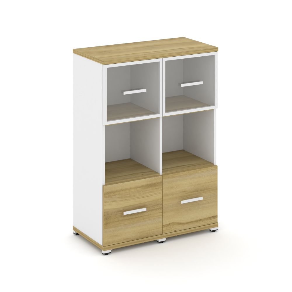 Concept Шкаф 2 узкие секции, 3 ниши CN.STU-325 RPW W