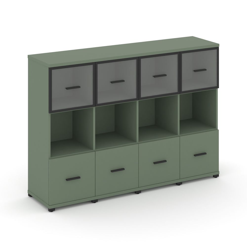 Concept Шкаф 4 узкие секции, 3 ниши CN.STU-345 RP B
