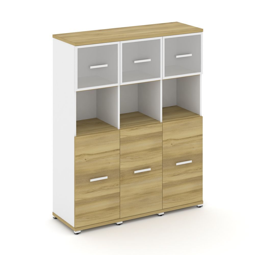 Concept Шкаф 3 узкие секции, 4 ниши CN.STU-435 RMW W