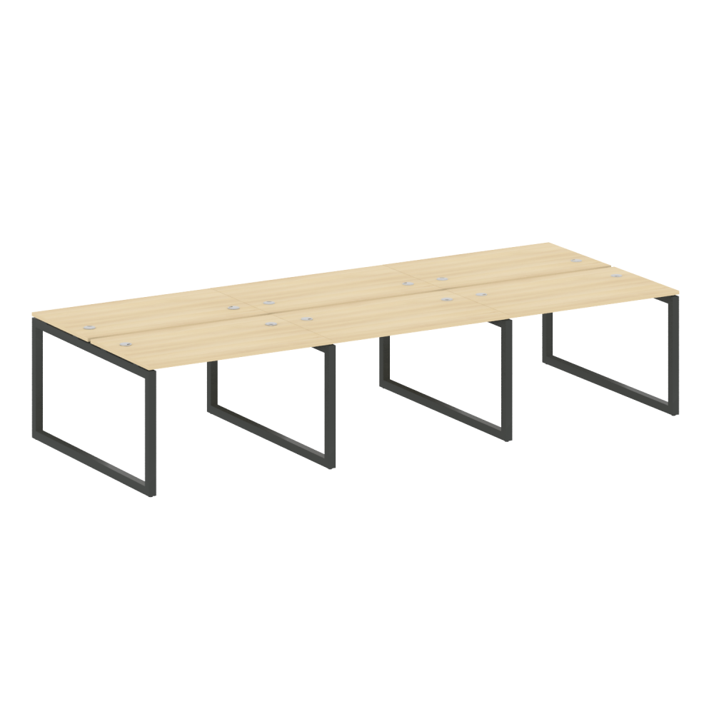 Metal System Quattro Р. ст. на 6 раб. места на О-образном м/к 50БО.СМ-6.2