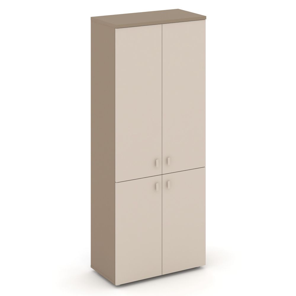 Estetica Шкаф высокий широкий (2 низ. фасада ЛДСП+2 сред. фасада ЛДСП) ES.ST-1.3