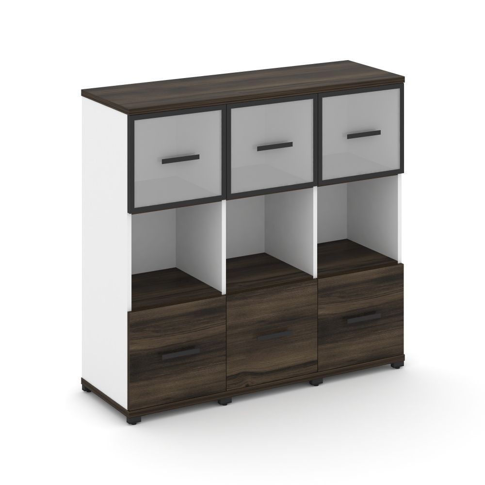 Concept Шкаф 3 узкие секции, 3 ниши CN.STU-335 RMB B