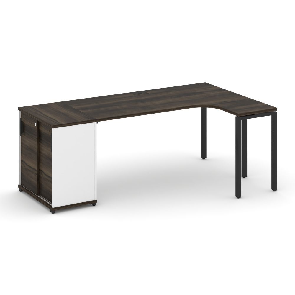 Concept Стол эргономичный с опорным шкафом-купе   CN.SA-218(R) B