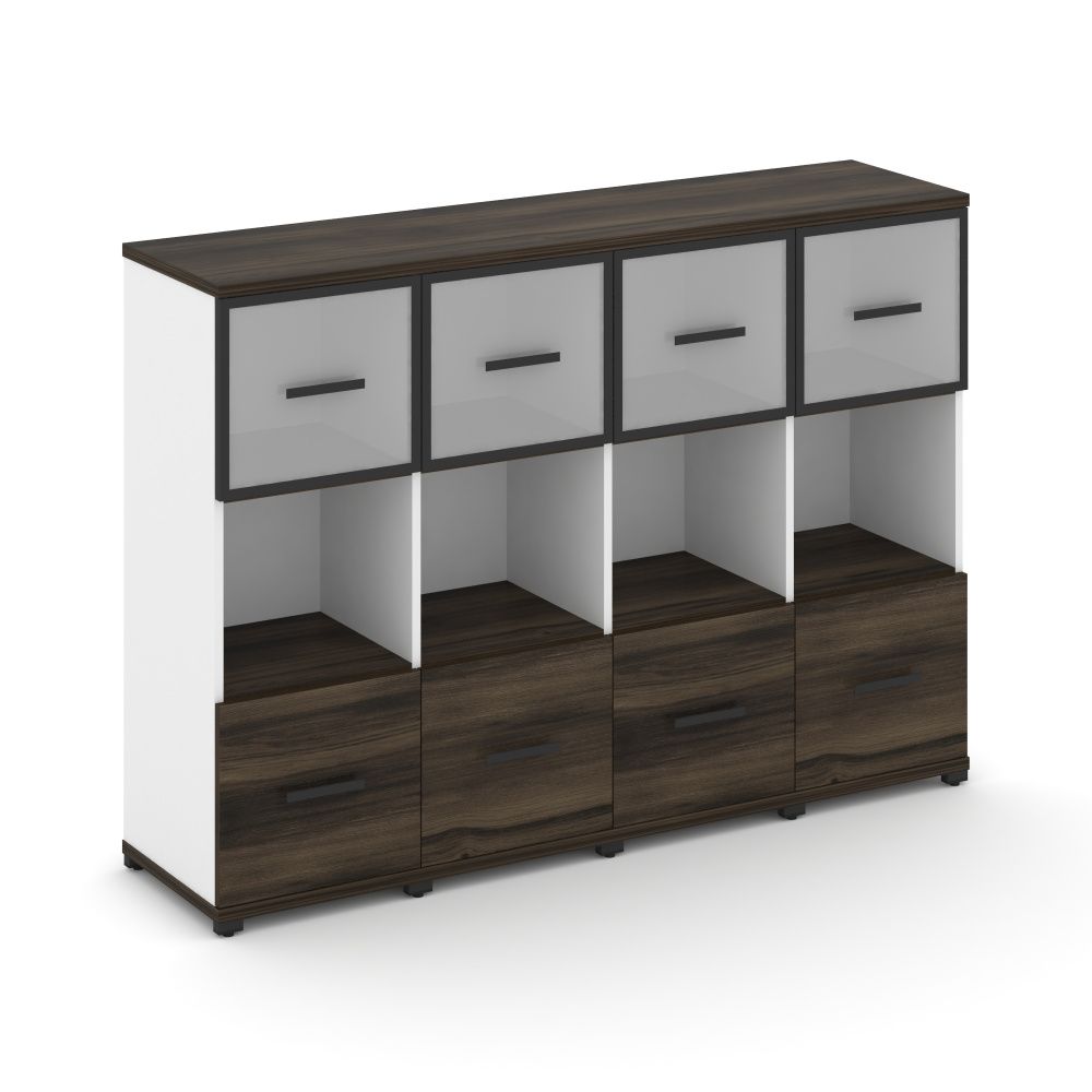 Concept Шкаф 4 узкие секции, 3 ниши CN.STU-345 RMB B