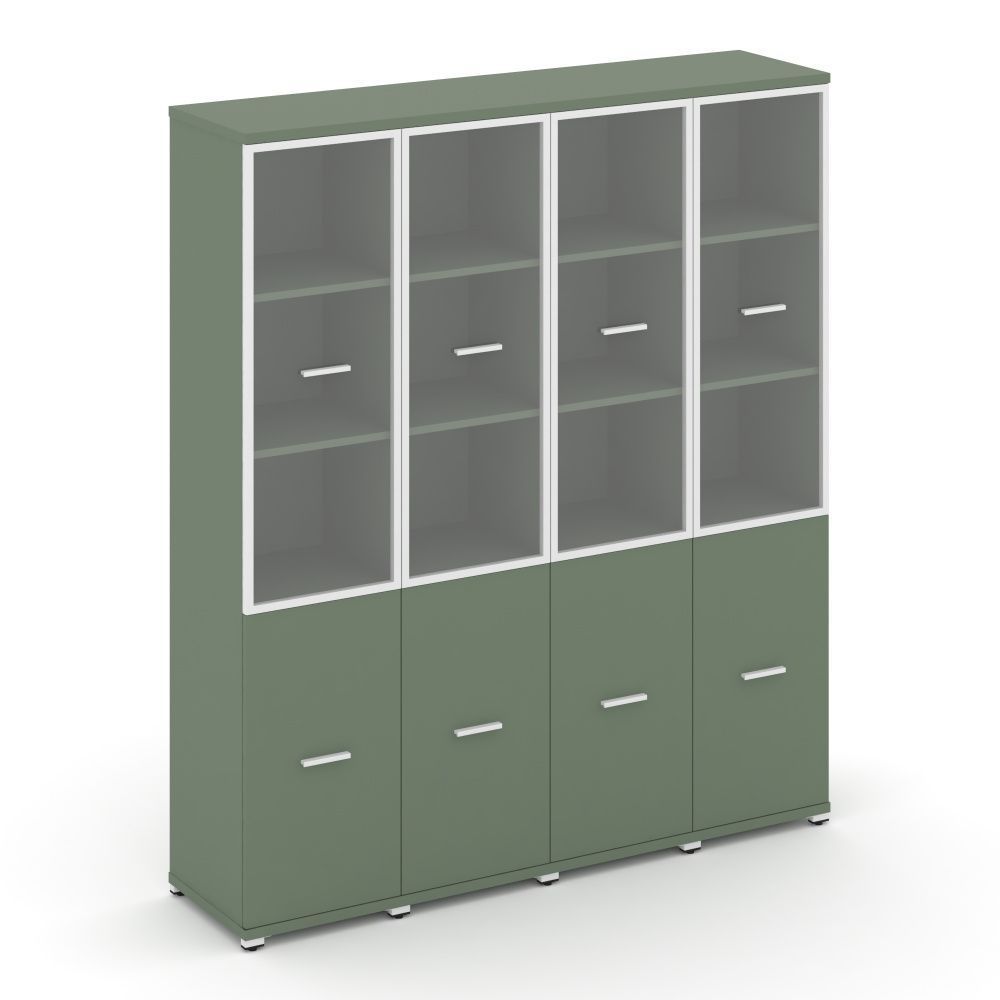 Concept Шкаф 4 узкие секции, 5 ниш  CN.STU-542 RPW W