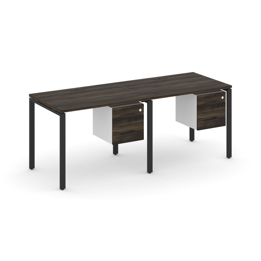 Concept Рабочая станция односторонняя с подвес. тумбами 2 места  CN.ORS-113 B