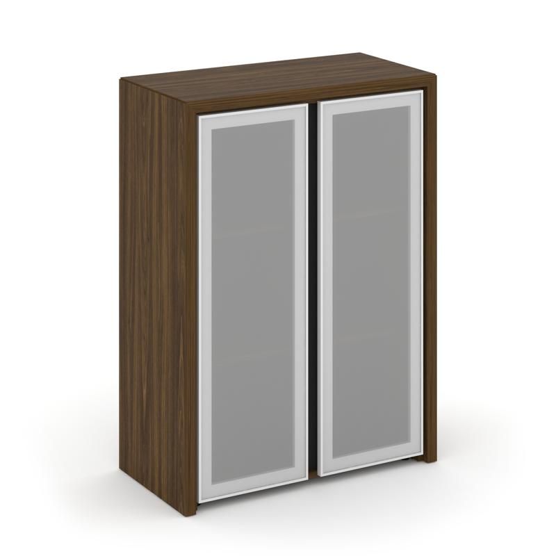 Corner Шкаф средний широкий (2 сред. фасада стекло в раме) COR.ST-2.4R