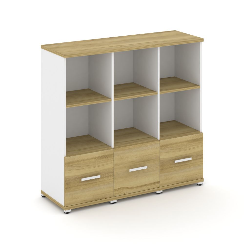 Concept Шкаф 3 узкие секции, 3 ниши CN.STU-331 W