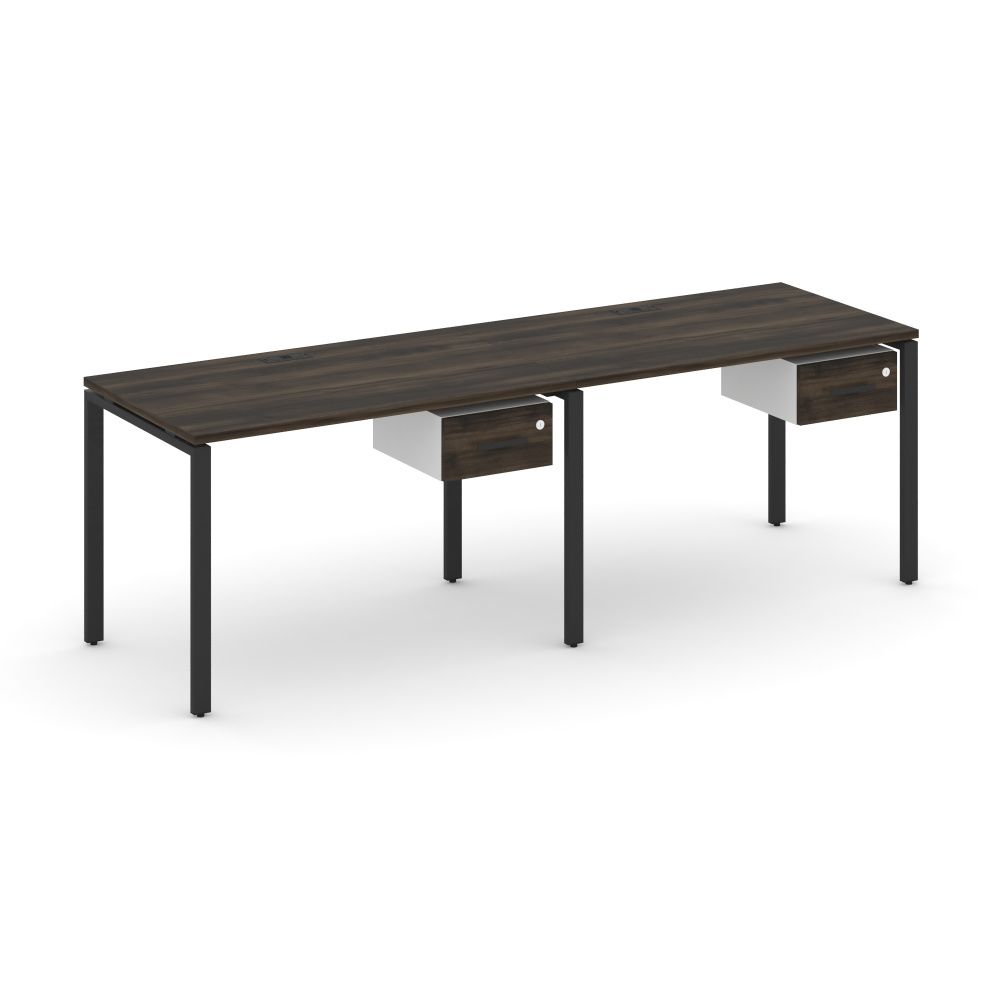 Concept Рабочая станция односторонняя с подвес. тумбами 2 места  CN.ORS-110 B