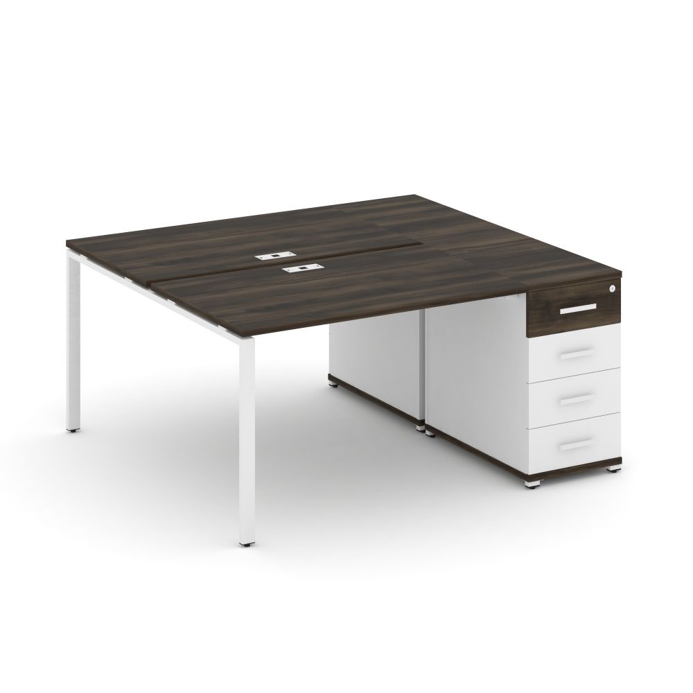 Concept Рабочая станция с 1 опорной тумбой  CN.DRS-402 W