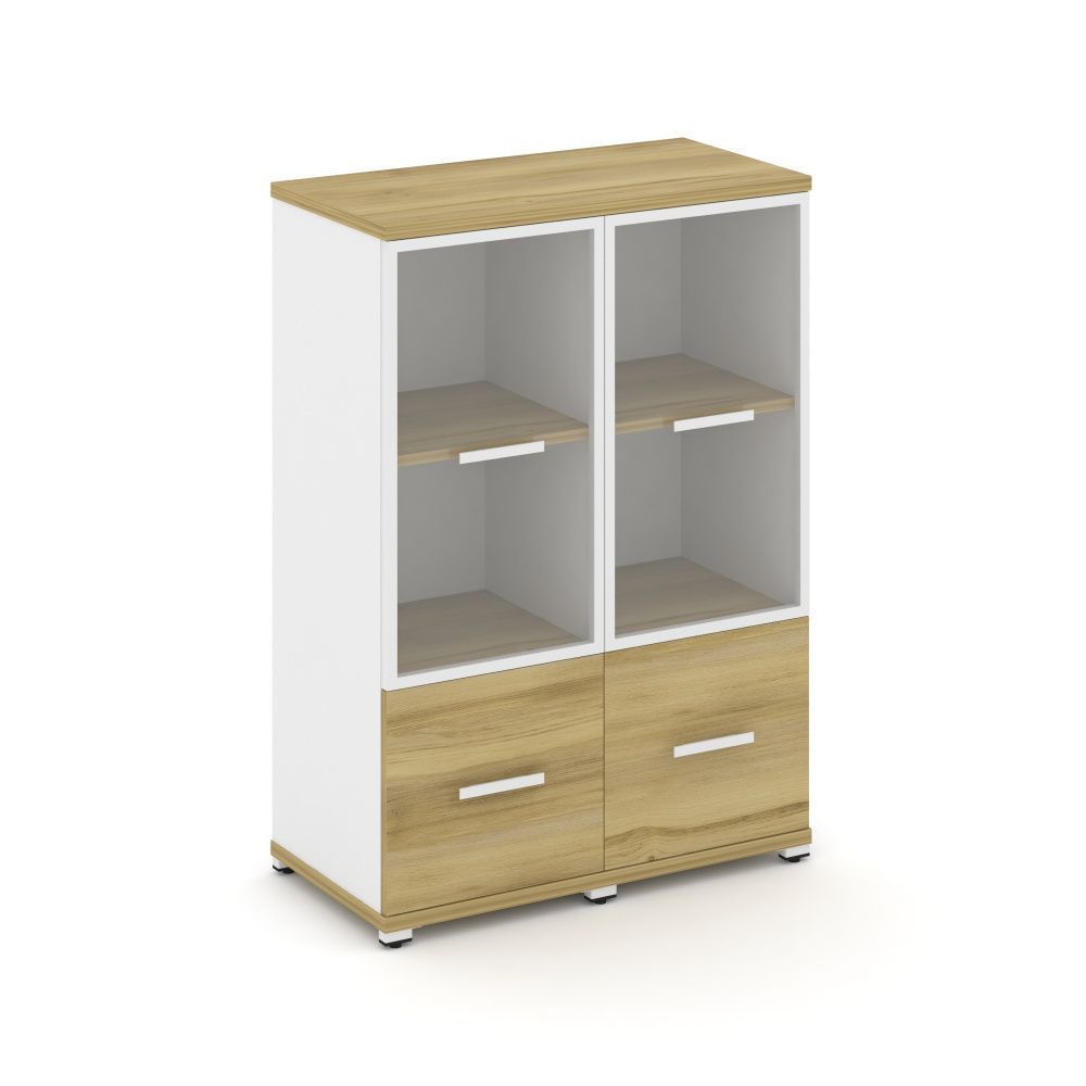 Concept Шкаф 2 узкие секции, 3 ниши CN.STU-322 RPW W
