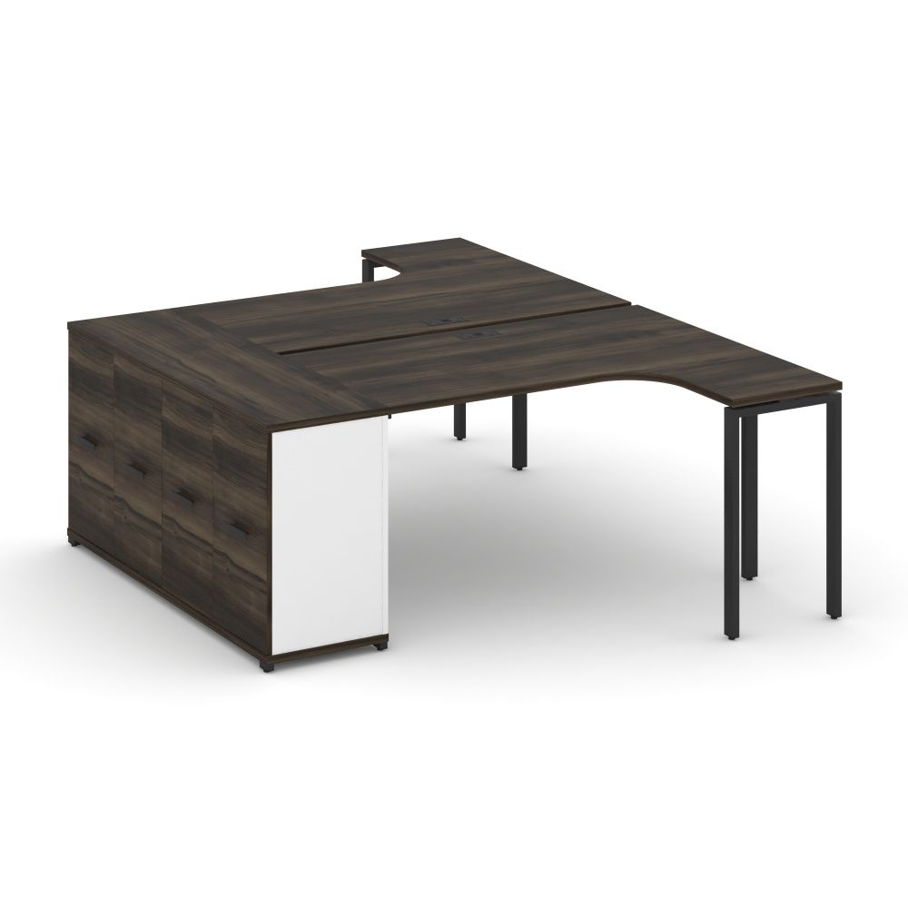 Concept Рабочая станция с опорным распаш. шкафом  CN.DSA-209 B