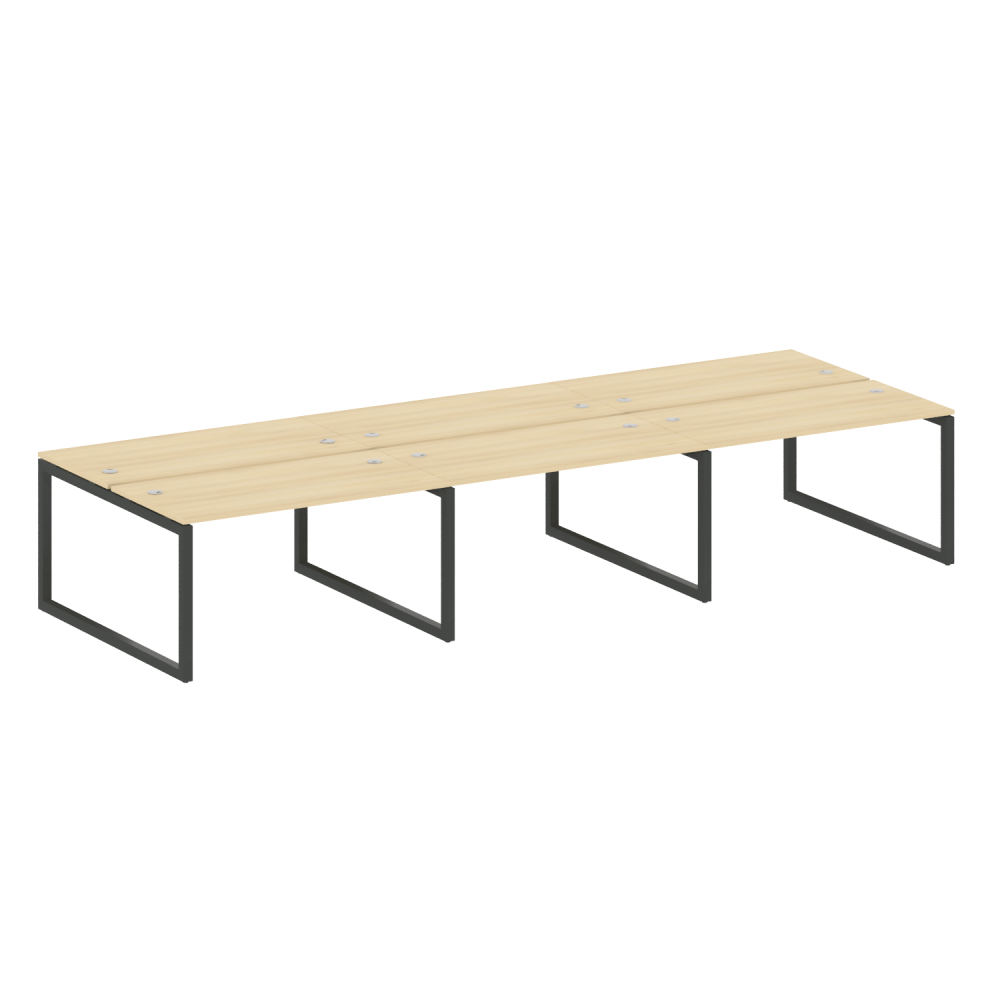 Metal System Quattro Р. ст. на 6 раб. места на О-образном м/к 50БО.СМ-6.3