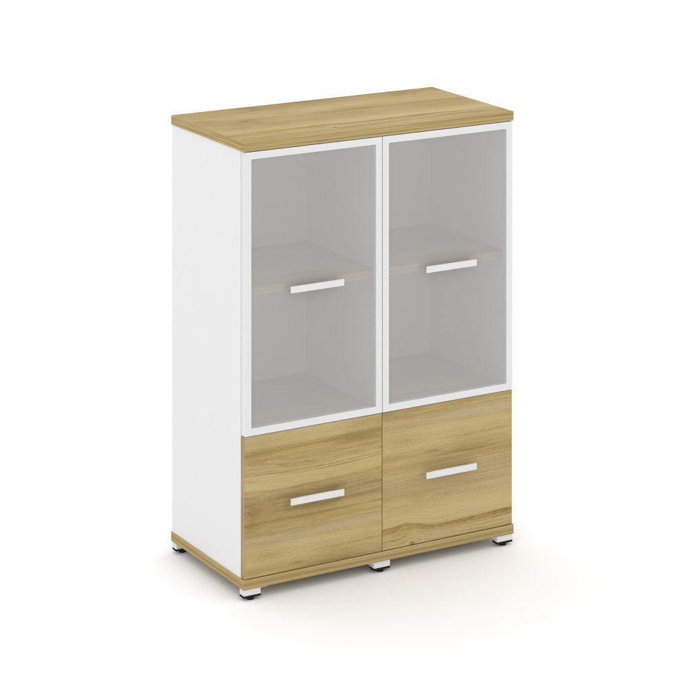 Concept Шкаф 2 узкие секции, 3 ниши CN.STU-322 RMW W
