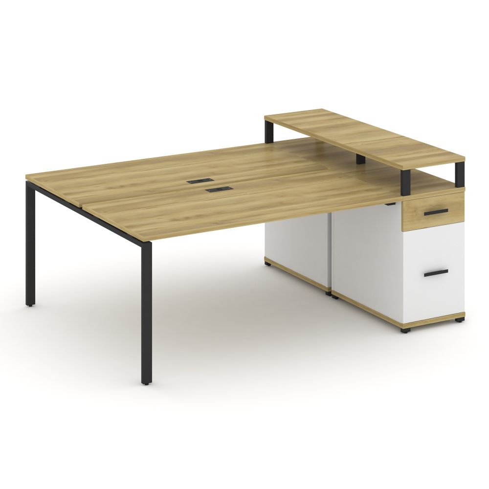 Concept Рабочая станция с 1 опорной тумбой  CN.DRS-416 B