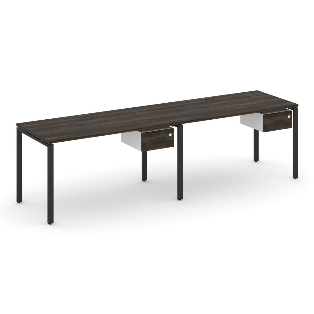 Concept Рабочая станция односторонняя с подвес. тумбами 2 места  CN.ORS-111 B