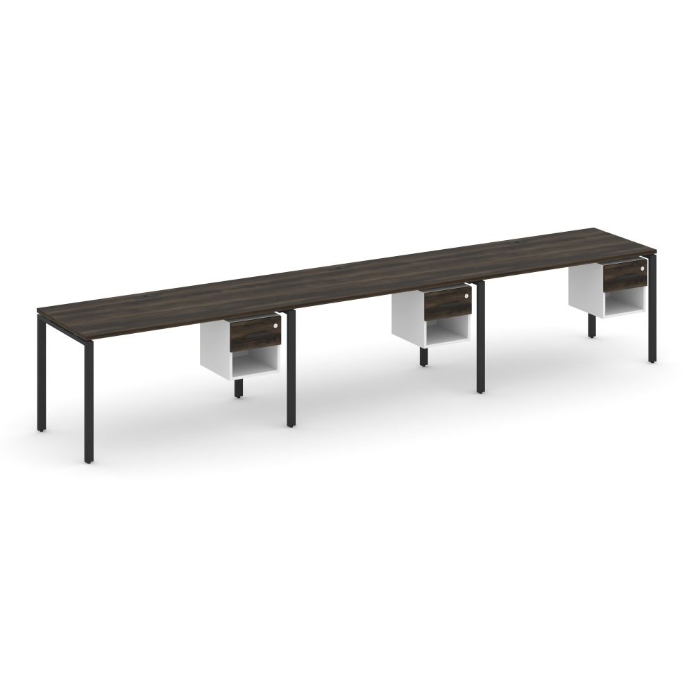 Concept Рабочая станция односторонняя с подвес. тумбами 3 места  CN.ORS-139 B