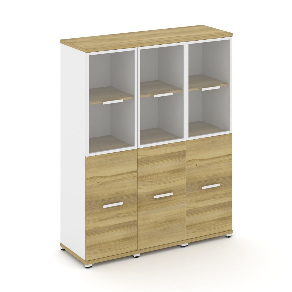 Concept Шкаф 3 узкие секции, 4 ниши CN.STU-432 RPW W