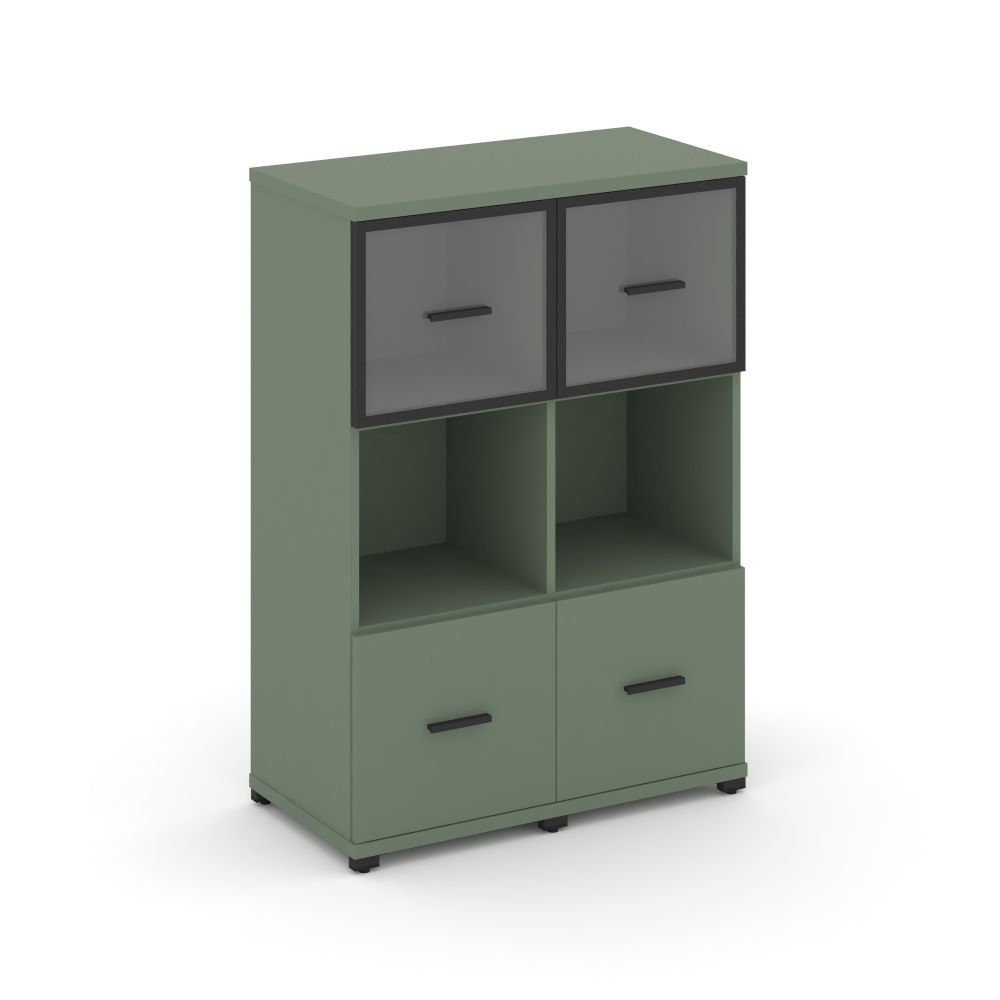 Concept Шкаф 2 узкие секции, 3 ниши CN.STU-325 RP B