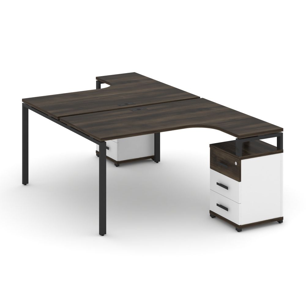 Concept Рабочая станция с 2 опорными тумбами  CN.DSA-305 B