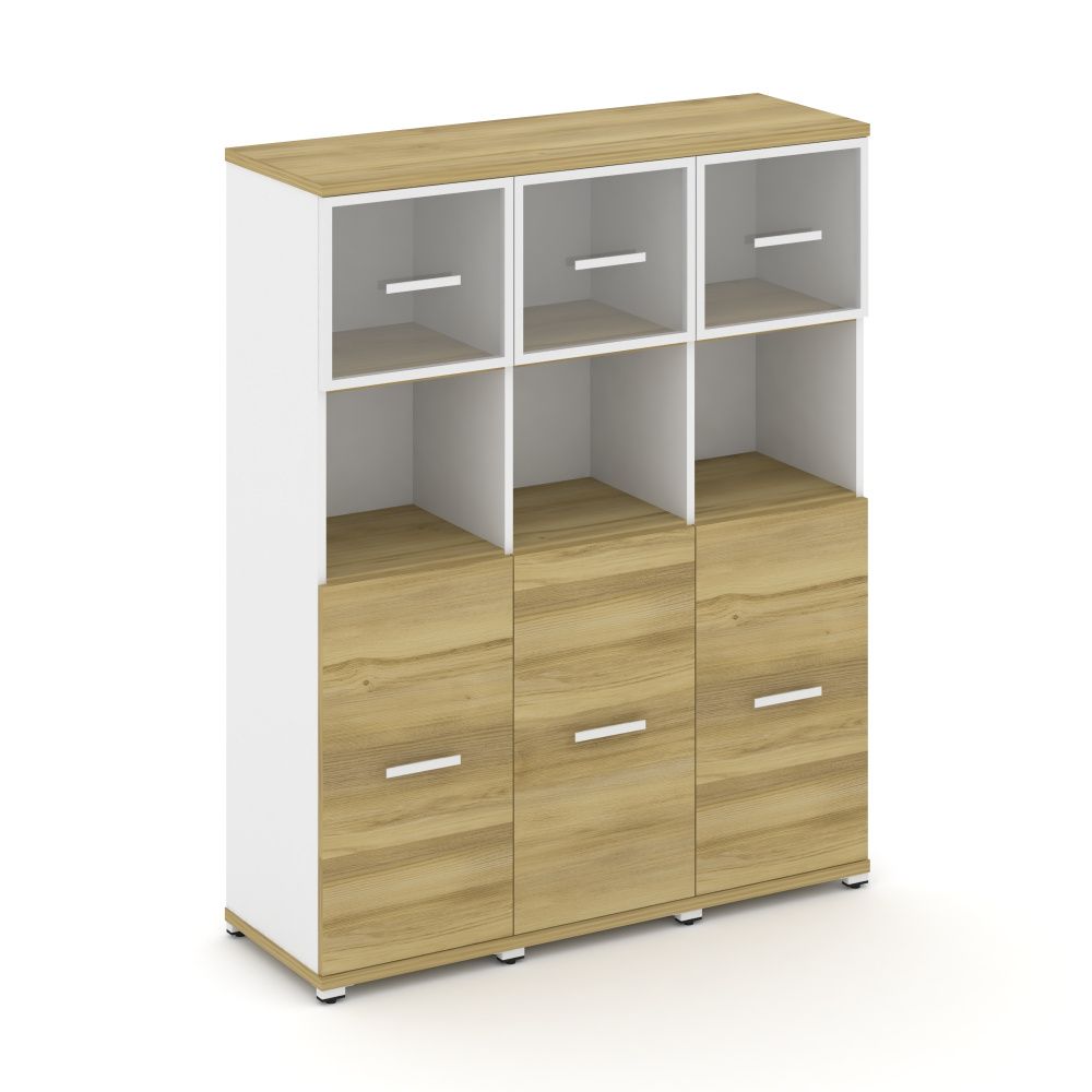 Concept Шкаф 3 узкие секции, 4 ниши CN.STU-435 RPW W