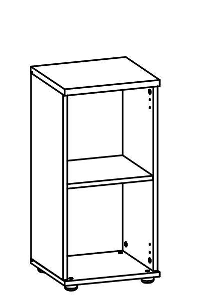 Стеллаж низкий узкий