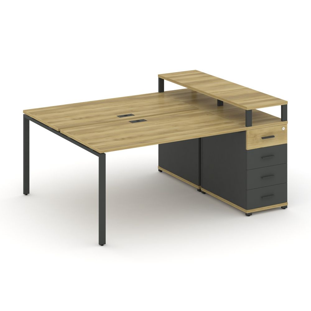 Concept Рабочая станция с 1 опорной тумбой  CN.DRS-409 A