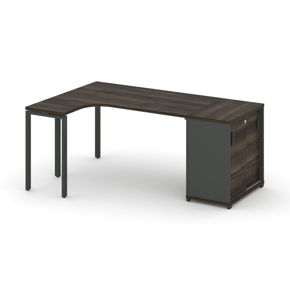 Concept Стол эргономичный с опорным шкафом-купе   CN.SA-217(L) A