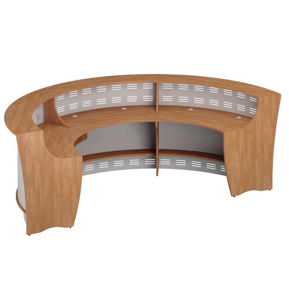 Вариант компоновки N 1 (Три модуля 60 грд.,изогнутых наружу)