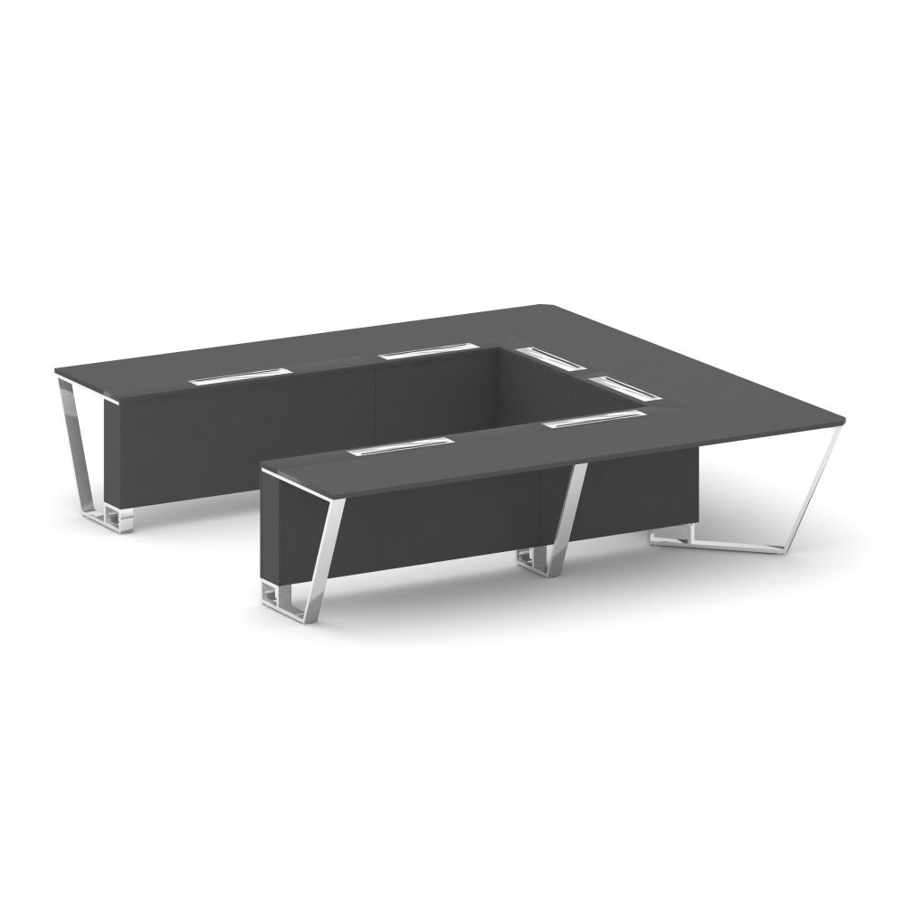 Steel Meet Стол переговорный П-образный MD-PR.B.SP-11P