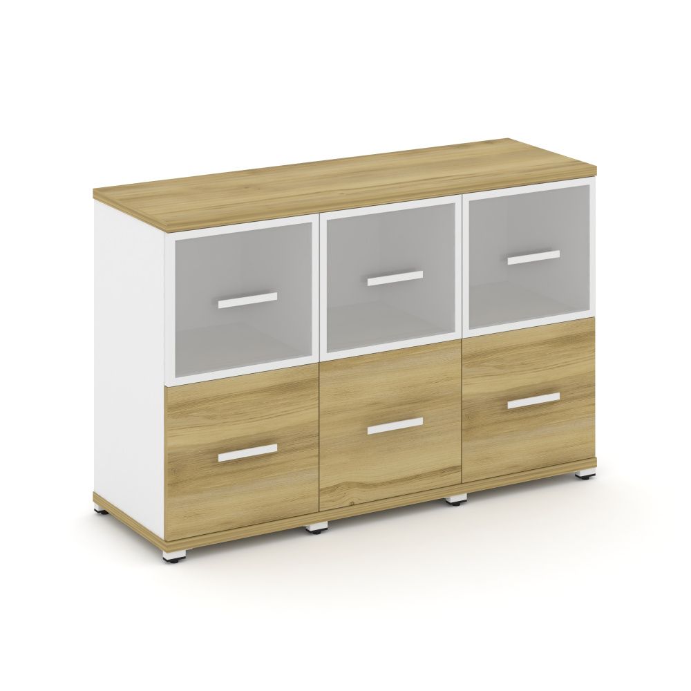 Concept Шкаф 3 узкие секции, 2 ниши CN.STU-232 RMW W