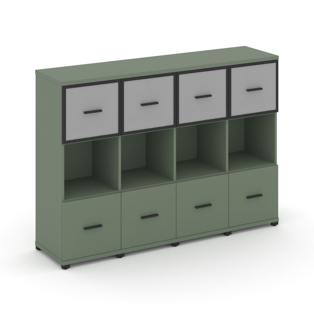 Concept Шкаф 4 узкие секции, 3 ниши CN.STU-345 RM B