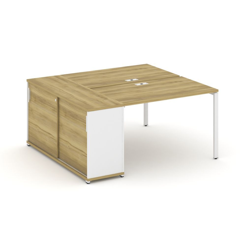 Concept Рабочая станция с опорным шкафом-купе CN.DRS-234 W