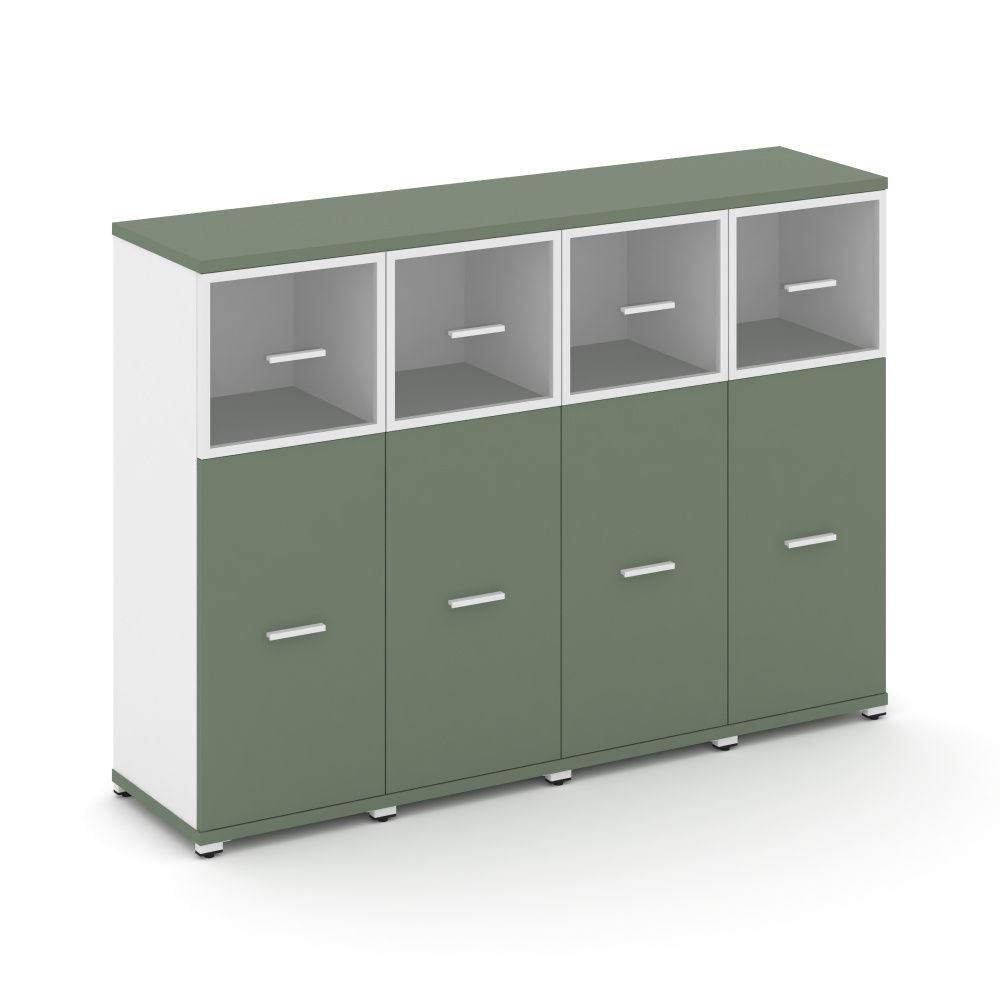 Concept Шкаф 4 узкие секции, 3 ниши CN.STU-344 RPW W
