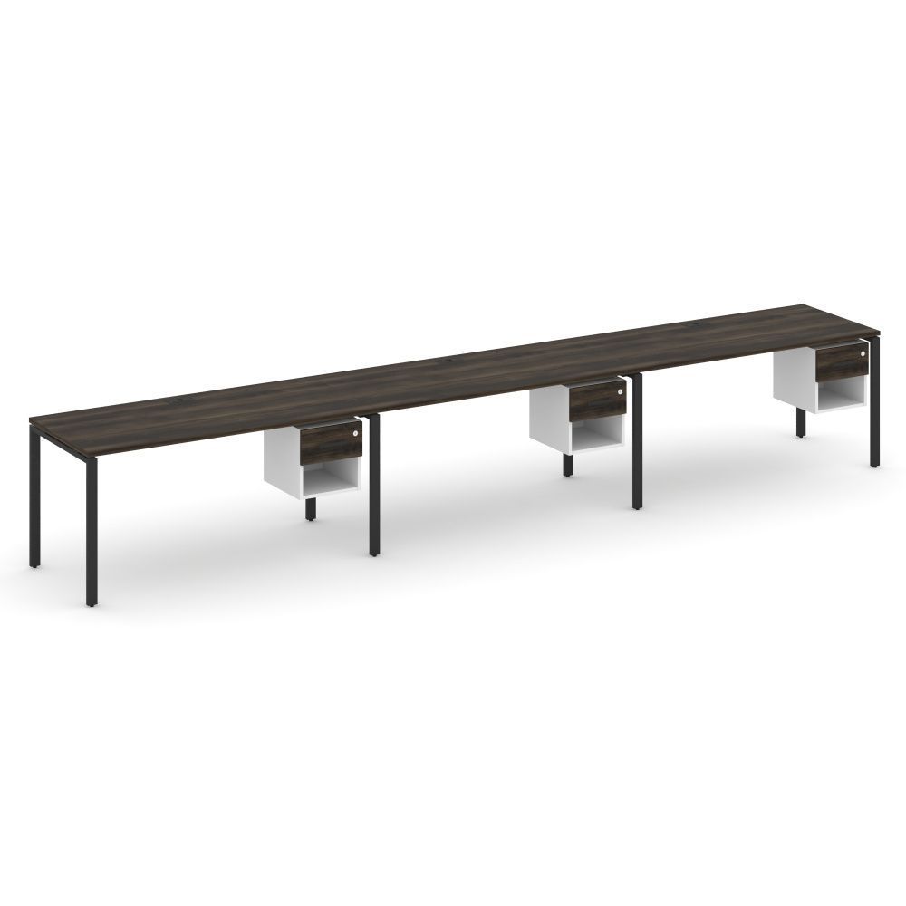 Concept Рабочая станция односторонняя с подвес. тумбами 3 места  CN.ORS-140 B