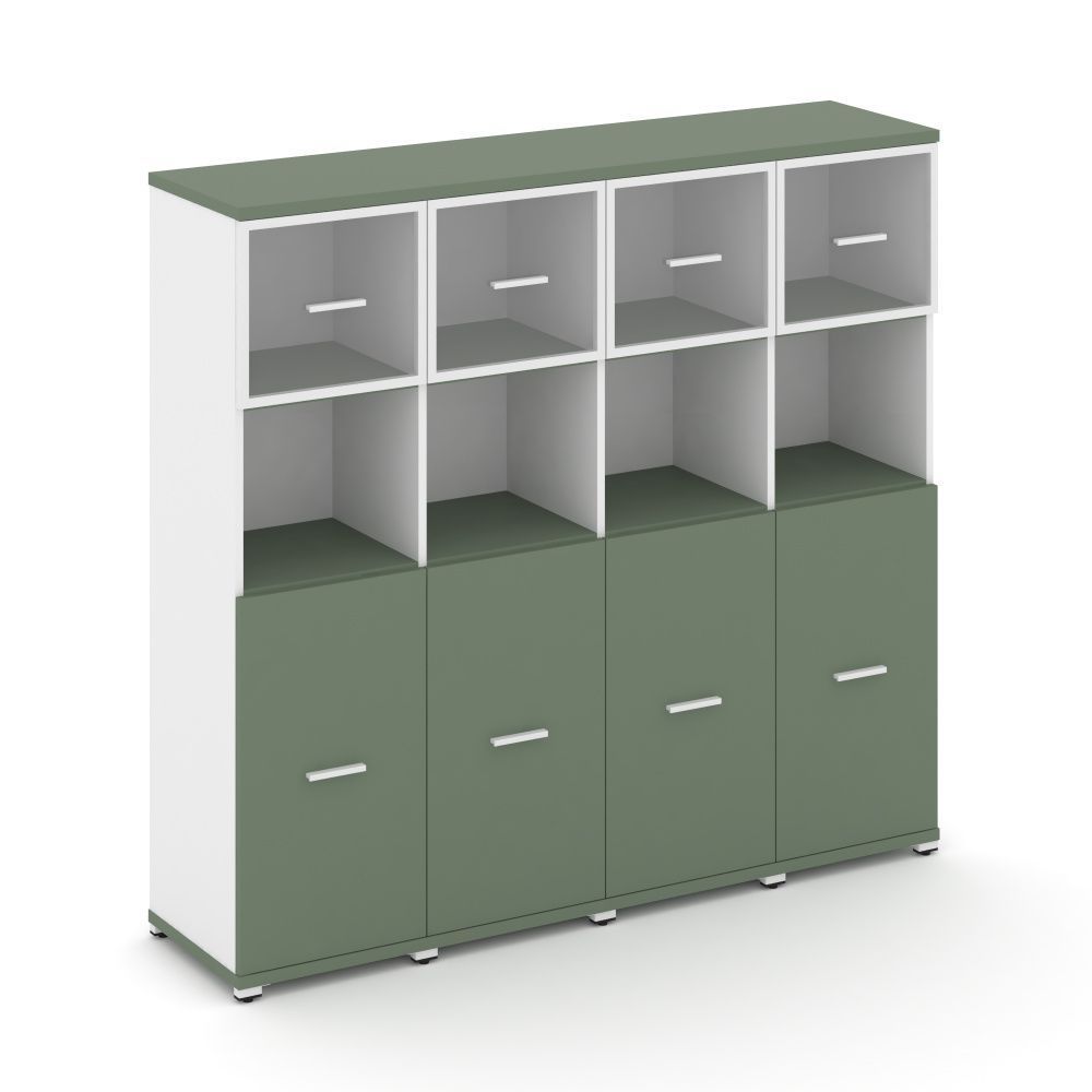 Concept Шкаф 4 узкие секции, 4 ниши CN.STU-445 RPW W