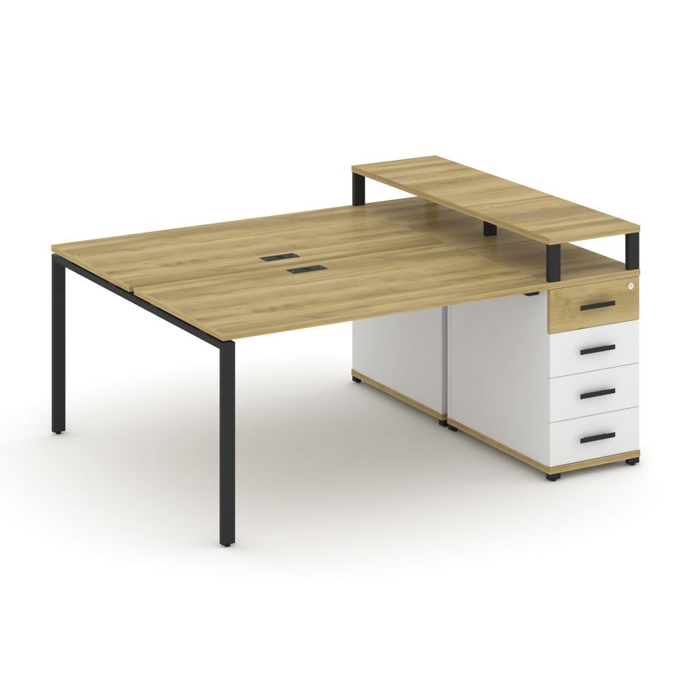 Concept Рабочая станция с 1 опорной тумбой  CN.DRS-411 B