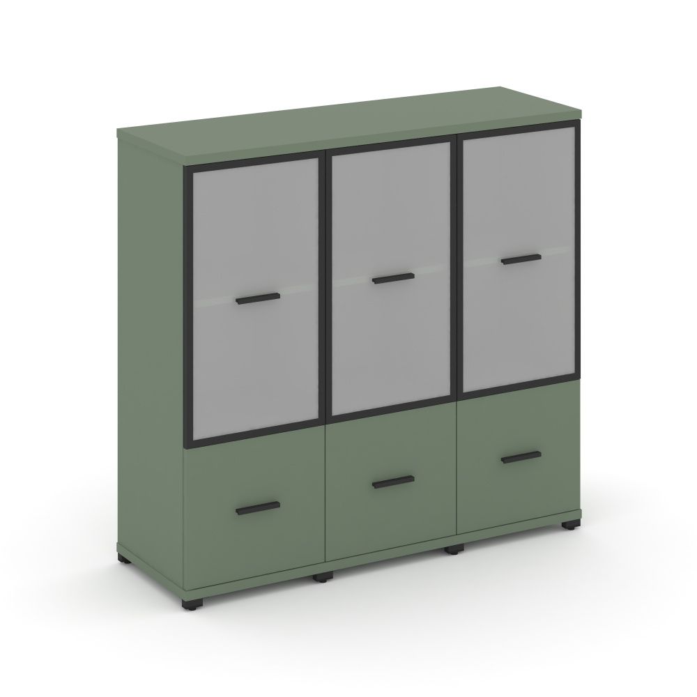 Concept Шкаф 3 узкие секции, 3 ниши CN.STU-332 RM B