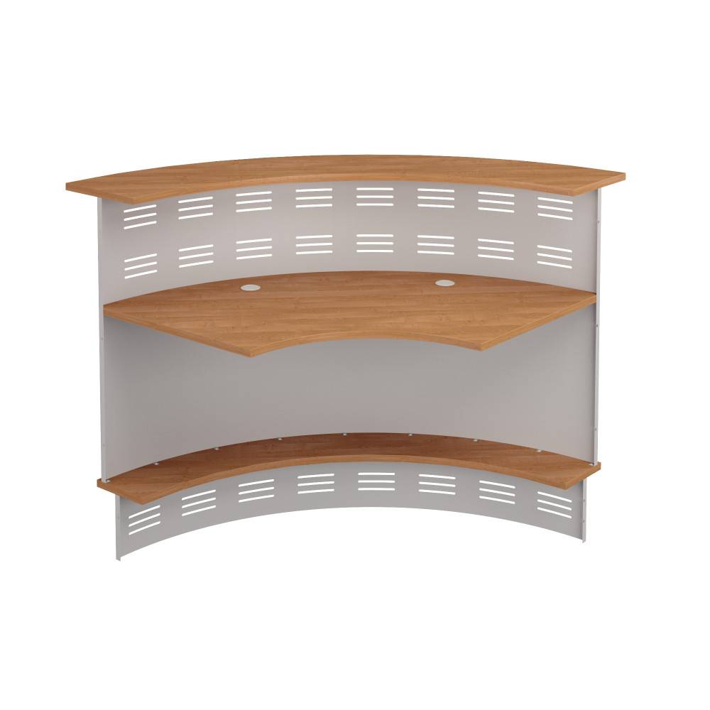 Модуль ресепшен 90 градусов с экраном угловой