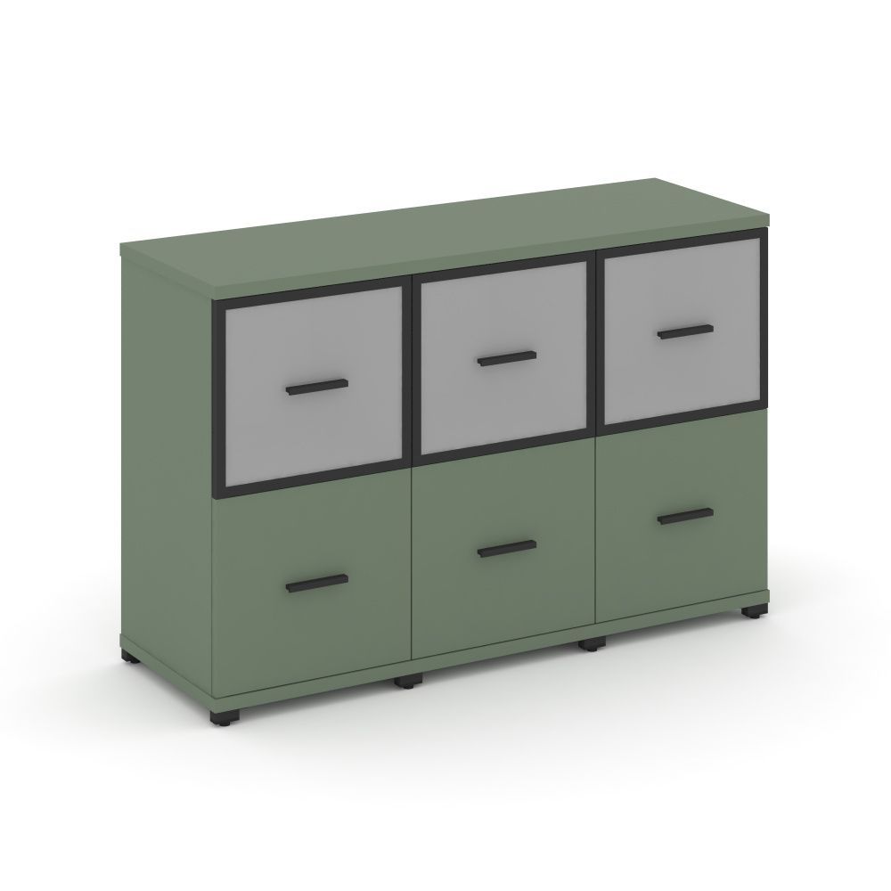 Concept Шкаф 3 узкие секции, 2 ниши CN.STU-232 RM B