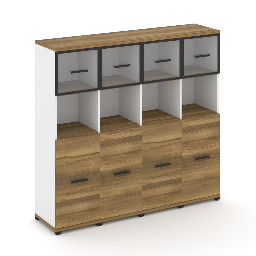 Concept Шкаф 4 узкие секции, 4 ниши CN.STU-445 RPB B